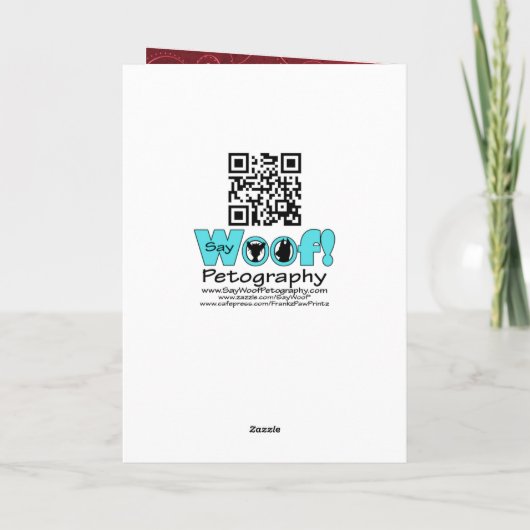 Valentijnsdag - Tobey - Cocker-spaniël Feestdagen Kaart (Achterkant)