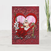 Valentijnsdag - Tobey - Cocker-spaniël Feestdagen Kaart (Voorkant)