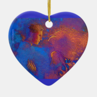 Valentijnsdag Token Keramisch Ornament