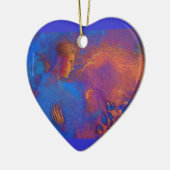Valentijnsdag Token Keramisch Ornament (Links)