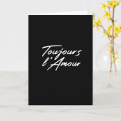 Valentijnsdag - Toujours L'Amour Kaart (Gele Bloem)