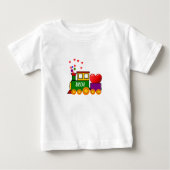 Valentijnsdag Train T-Shirt voor Baby Boy (Voorkant)