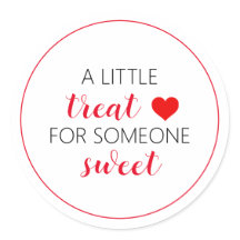 Valentijnsdag Treat Label