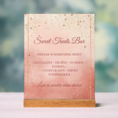 Valentijnsdag Treat Table Bord - Blush Roze & Goud (Neutraal)