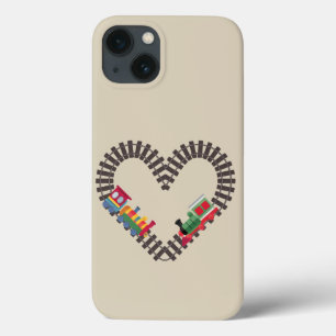 Valentijnsdag Trein Spoorweg Hart Case-Mate iPhone Case