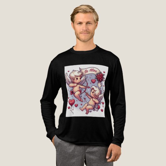 Valentijnsdag Tri-Blend Shirt (Voorkant)