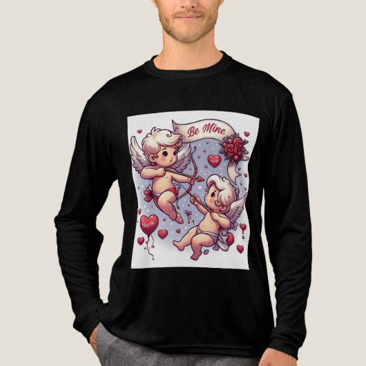 Valentijnsdag Tri-Blend Shirt (Voorkant volledig)