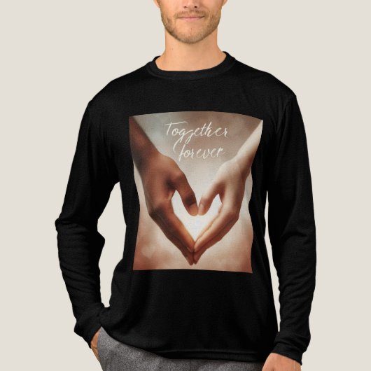 Valentijnsdag Tri-Blend Shirt (Voorkant volledig)