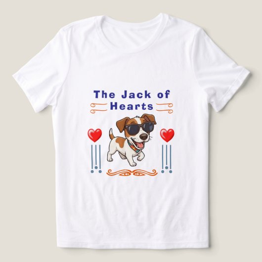 Valentijnsdag Tri-Blend Shirt (Design voorkant)