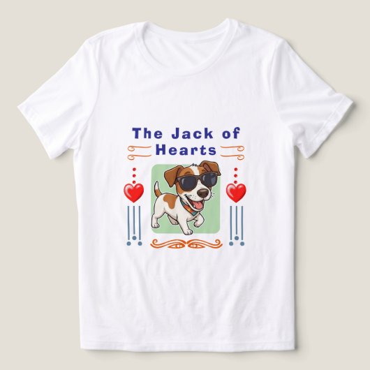 Valentijnsdag Tri-Blend Shirt (Design voorkant)