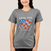 Valentijnsdag Tri-Blend shirt (Voorkant)