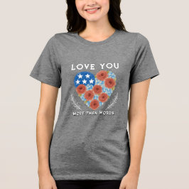 Valentijnsdag Tri-Blend shirt