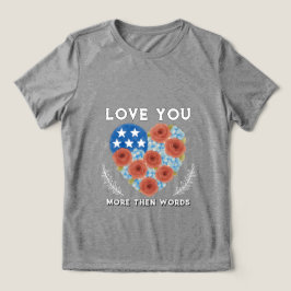 Valentijnsdag Tri-Blend shirt