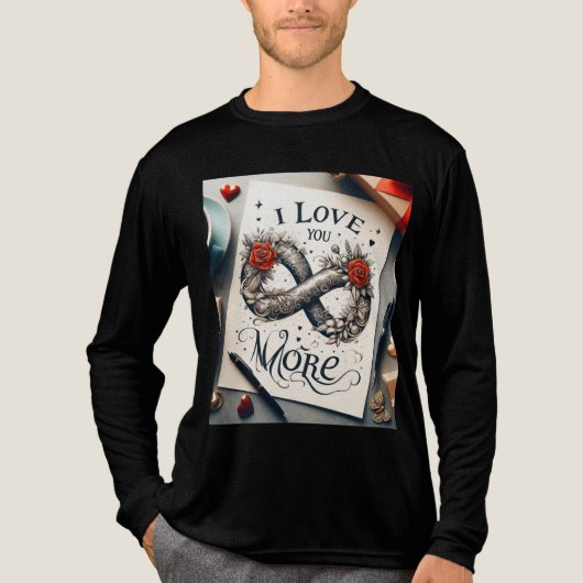 Valentijnsdag Tri-Blend Shirt (Voorkant volledig)