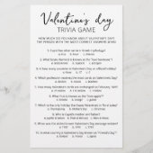 Valentijnsdag Trivia Game met Antwoorden (Voorkant)