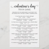 Valentijnsdag Trivia Game met Antwoorden (Voorkant)