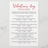 Valentijnsdag Trivia-spel met antwoorden (Voorkant)
