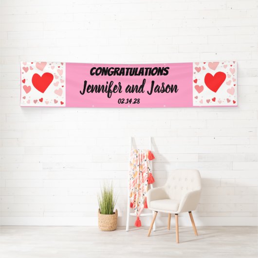 Valentijnsdag trouwfelicitaties banner (Insitu)