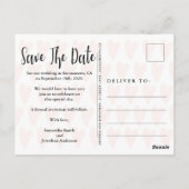 Valentijnsdag trouwfoto Red de dag Briefkaart (Achterkant)