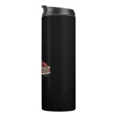 Valentijnsdag Truck Funny Buffalo Plaid Leopard Thermosbeker (Geroteerd rechts)