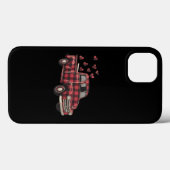 Valentijnsdag Truck Grappige Buffalo Plaid Luipaar Case-Mate iPhone Case (Achterkant (horizontaal))