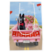 Valentijnsdag Truck Hearts van Shepherd Dog Medium Cadeauzakje (Achterkant)
