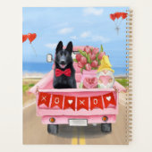 Valentijnsdag Truck Hearts van Shepherd Dog Planner (Achterkant)