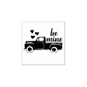 Valentijnsdag Truck Stempel (Afrduk)