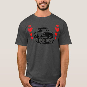 Valentijnsdag Truck t Red Truck Valentinex27 s Day T-shirt