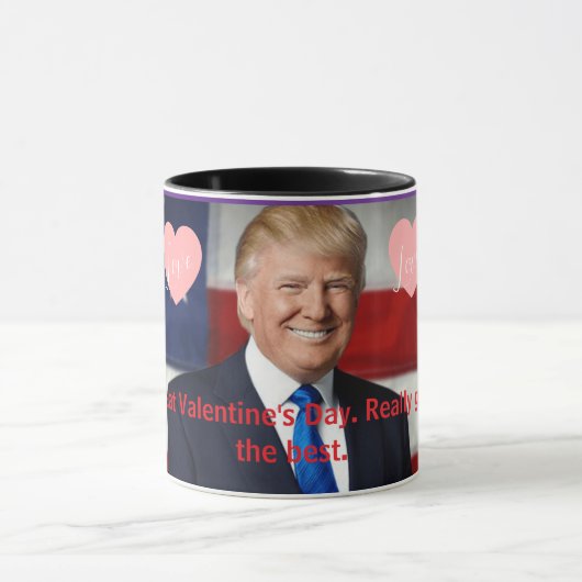Valentijnsdag Trump Mok (Midden)