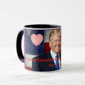 Valentijnsdag Trump Mok (Voorkant links)
