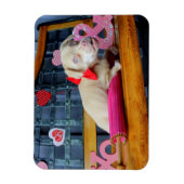 Valentijnsdag Tucker Magnet Magneet (Verticaal)