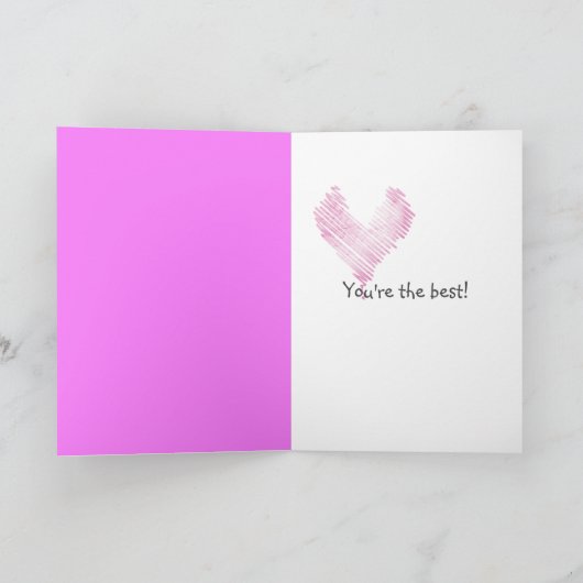 Valentijnsdag Tulips Bouquet Feestdagen Kaart (Binnen)