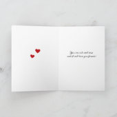 Valentijnsdag twee schattige blauwe uiluiken Vakan Feestdagen Kaart (Binnen)