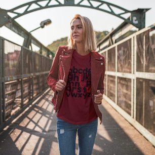 Valentijnsdag Typografie Ontwerp voor docenten T-shirt