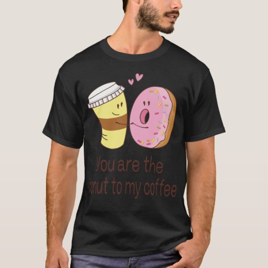 Valentijnsdag U bent de donut voor mijn piraatsjir T-shirt (Voorkant)