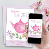 Valentijnsdag U bent een  Pun  Teapot Feestdagenkaart