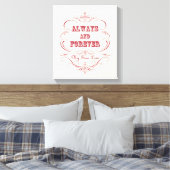  Valentijnsdag uitgerekt canvas Afdruk (Insitu (Slaapkamer))