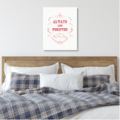  Valentijnsdag uitgerekt canvas Afdruk (Insitu (Slaapkamer))