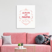  Valentijnsdag uitgerekt canvas Afdruk (Insitu (Woonkamer))