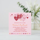 Valentijnsdag Uitnodiging (Staand voorkant)