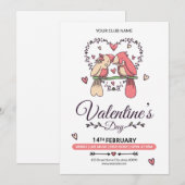 Valentijnsdag Uitnodiging Flyer (Voorkant / Achterkant)