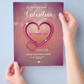 Valentijnsdag Uitnodiging Flyer (Hand)