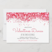 Valentijnsdag Uitnodiging, Valentijn Dance Kaart (Voorkant)