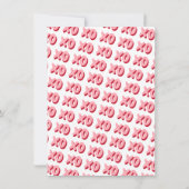 Valentijnsdag Ultrasound Zwangerschap Aankondiging (Achterkant)