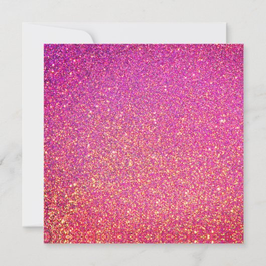 Valentijnsdag Unicorn Magic Pink Glitter Sparkle (Achterkant)