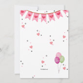 Valentijnsdag Vader Dochter Dance Kaart (Achterkant)