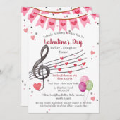 Valentijnsdag Vader Dochter Dance Kaart (Voorkant / Achterkant)