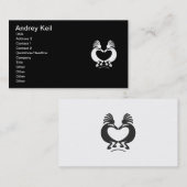 Valentijnsdag - Vakantiegeld Visitekaartje (Voorkant / Achterkant)