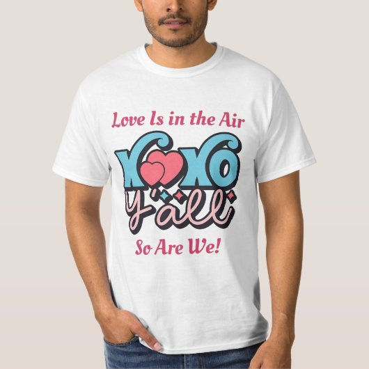 Valentijnsdag, Valentijn Retro T-shirt (Voorkant)